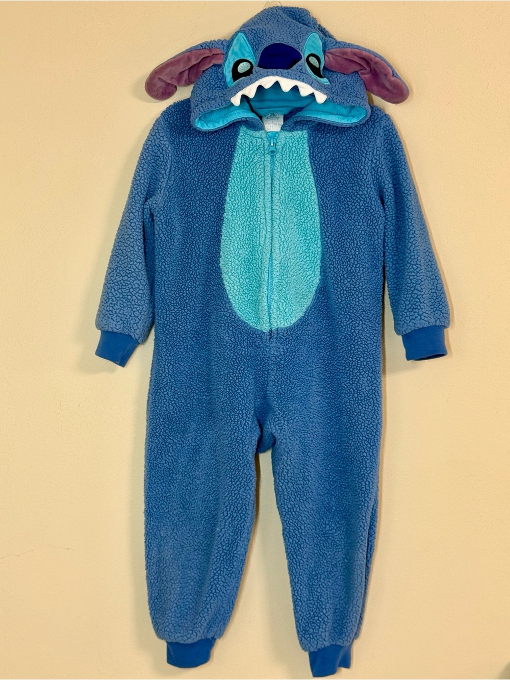 Disney Blue Stitch Plush Jumpsuit